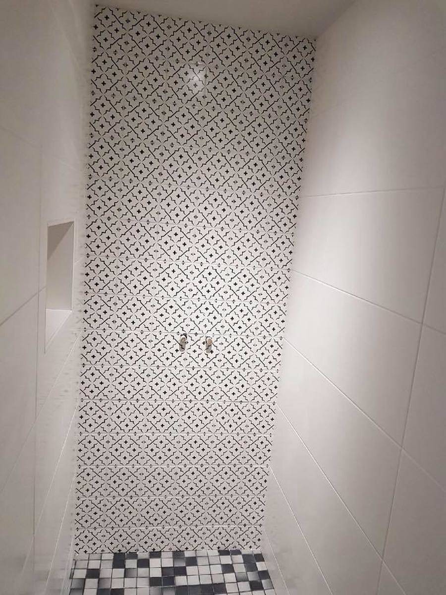 mur de douche